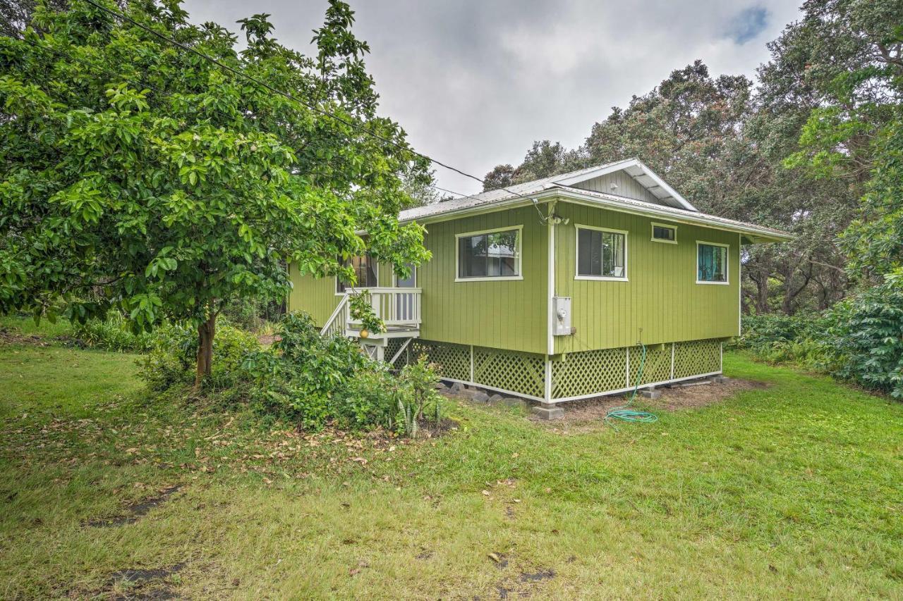 Peaceful Abode With Deck, 13 Mi To Black Sand Beach! Villa Naalehu Exterior photo