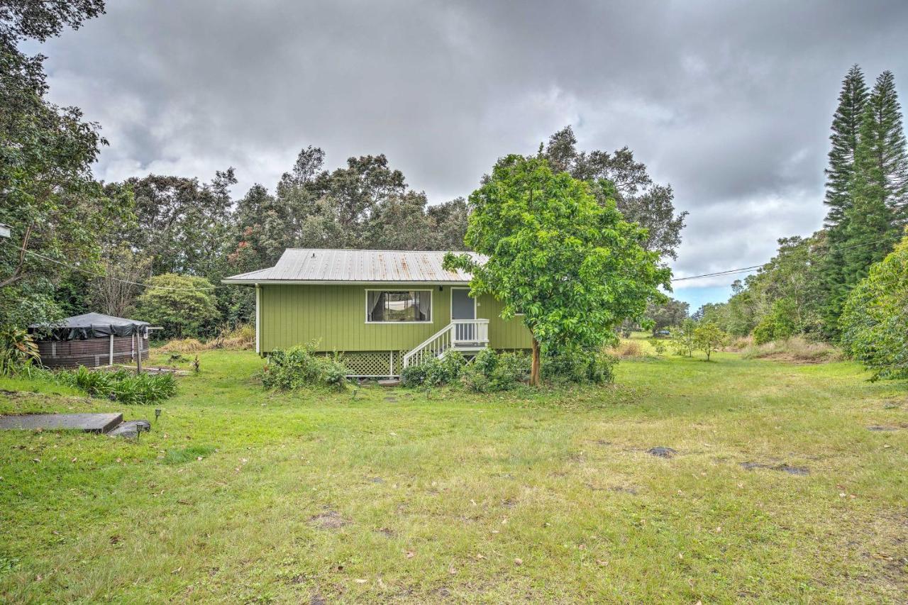 Peaceful Abode With Deck, 13 Mi To Black Sand Beach! Villa Naalehu Exterior photo