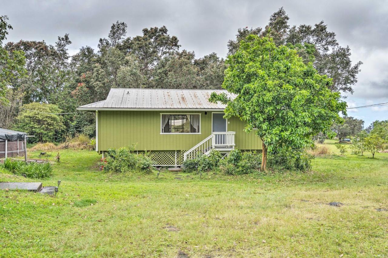 Peaceful Abode With Deck, 13 Mi To Black Sand Beach! Villa Naalehu Exterior photo