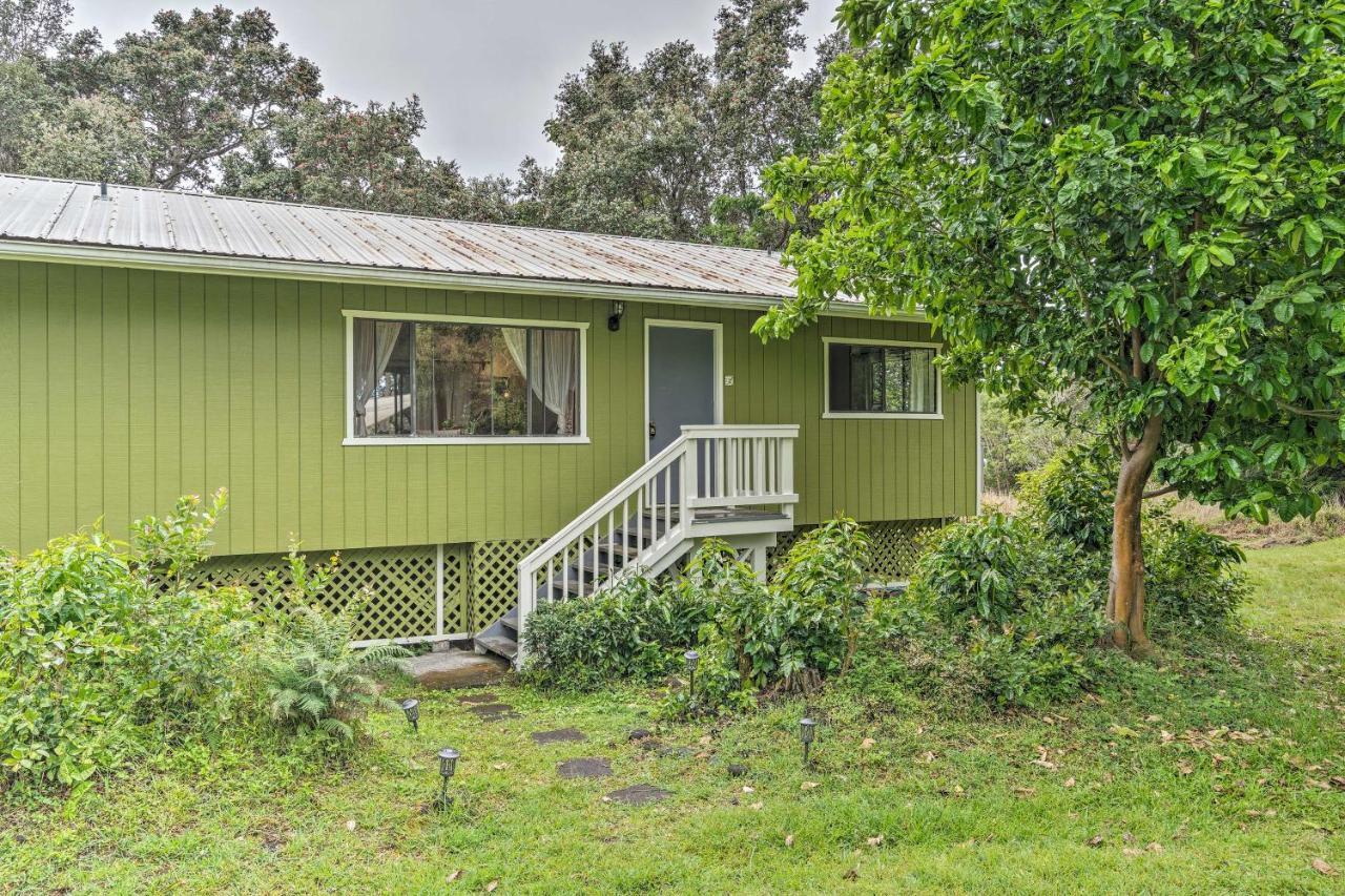 Peaceful Abode With Deck, 13 Mi To Black Sand Beach! Villa Naalehu Exterior photo